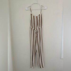 Striped jumpsuit